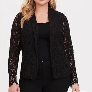 Torrid Lace Blazer - Size 3